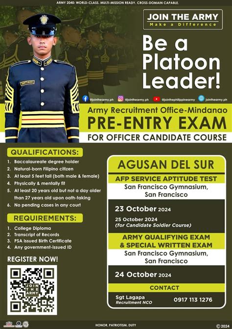 army recruitment office mindanao online registration